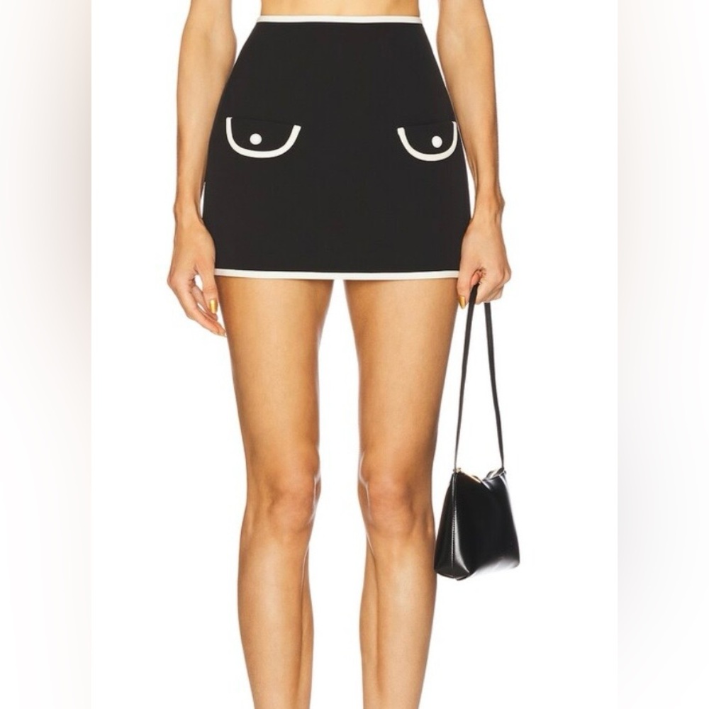 Alexis Rubino Mini Skirt in Black
